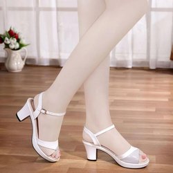 Sommer Frau Sandalen Mode Schnalle Süße Sandalen Sommer Casual Keil Offene spitze Sandalen 35 beige