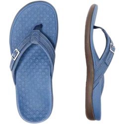 Sandalen für Damen, Flip-Flops, bequeme Sandalen für Damen mit Fußgewölbeunterstützung, Sandale für Damen 40 dunkelblaue