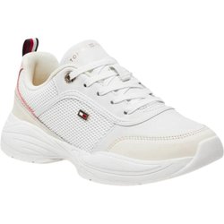 Ecrufarbene Damen-Sportschuhe Tommy Hilfiger Chunky Runner. 37 37 weiß