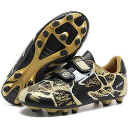 Kinder Fußballschuhe Jugendnägel Solid Double Magic Stick Fußballschuhe Training Kinder Fußballschuhe 33 schwarz/gold
