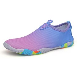 Unisex-Schuhe, Schwimmschuhe, Sommer-Wassersportschuhe für Damen, schnell trocknende Aqua-Schuhe, Turnschuhe 37 violett