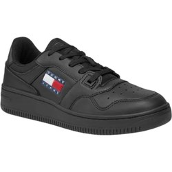 Tommy Hilfiger Retro Basket Ess Damen-Sneaker, schwarz. 38 38 schwarz
