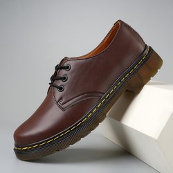 2025 Mode Große Paar Rindsleder Casual Lederschuhe Trendy Schuhe 45
