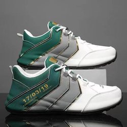 Hochwertige Freizeitschuhe für Männer Mode Herren Sneakers Heißer Verkauf Neue Bequeme Atmungsaktive Rutschfeste Sportschuhe Tenis Masculino 44 grau