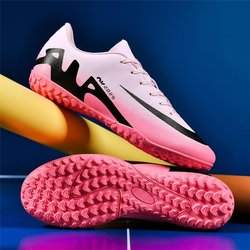 Neue High-Top-Fußballschuhe für Jungen und Mädchen AG lange Stollen TF Nockenschuhe Kunstrasen Wettkampf Trainingsschuhe 33