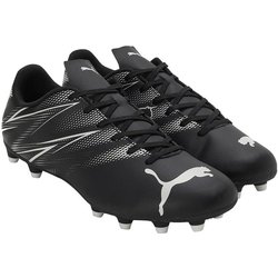 Puma Herren Attacanto FG/AG Fußballschuhe 6 UK silber/schwarz