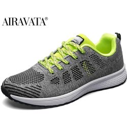 Sportschuhe für Herren und Damen, leicht, atmungsaktiv, einfarbig, für Paare, Größe 35–44 42 grau/grün