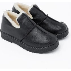 Winter rutschfeste Plus Samt Damen Baumwolle gepolsterte Schuhe Wasserdichte warme Mutter Schuhe 36 schwarz
