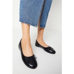 Dorothy Perkins Damen/Damen Phoebe Bow flache Ballettschuhe 7 UK schwarz