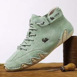 Lässige Sneakers Schuhe für Herren Schuhe Stiefeletten Mode Komfort Loafer Herren Schuhe 43 hellgrüne