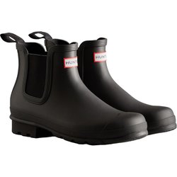 Hunter Herren Original Chelsea Boots 10 UK schwarz