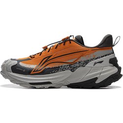 Li Ning Yijie 2.0 Stabile Wasserabweisende Stoßdämpfende Low-Top Outdoor Wanderschuhe Unisex Wanderschuhe Orange Grau AHTU005-2 38⅓