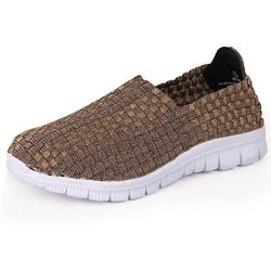 Webschuhe Damen Freizeitschuhe Slip On Atmungsaktiv Flache Sneakers Frühling Herbst Damen Ballerinas Slipper Wsh2917 41