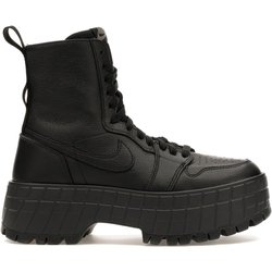 Air Jordan 1 High Brooklyn Triple Black Damen Sneakers Flat-Pewter FJ5737-001 36.5