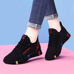 Bestellen Sie Schuhe in Größe größer für Damen. Sportliche, lässige Outdoor-Tennisschuhe, leichte, rutschfeste, atmungsaktive Turnschuhe, weiche Wanderschuhe 40 rot