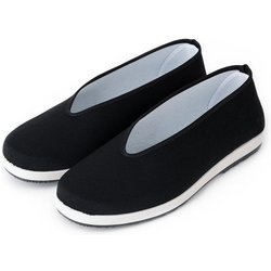 Männer Schuhe Retro Schwarz Chinesische Kung Fu Kampfkunst Workout Schuh für Tai Chi Wushu Sport Fitness Training 43 schwarz