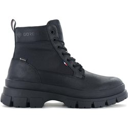 Tommy Hilfiger Chunky Leather Hybrid Boot GTX - GORE-TEX - Herren Winter Stiefel Leder Schwarz FM0FM03800-BDS ORIGINAL EU 42 UK 8 schwarz