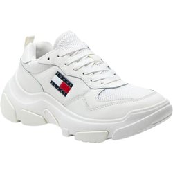 Tommy Hilfiger Lightweight Hybrid Runner Damen-Sportschuhe, weiß. 36 36 beige