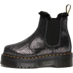 DR. Martens Leder Bequeme Warme Kurze Chelsea Boots Unisex Stiefel Schwarz 27956012