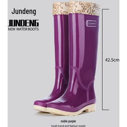 2024 Trendige, vielseitige, wasserdichte Regenstiefel für Damen – langlebig, bequem und warm für Camping und Küche 37-38
