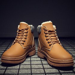 Große Stiefel Schuhe Outdoor-Schneestiefel Rutschfeste, verschleißfeste Stiefel Herren-Kampfstiefel 39 khaki