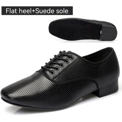 Latin Dance Schuhe Für Männer Schwarz Moderne Tanz Schuhe Salsa Ballsaal Tango Latin Schuhe Für Jungen Männer Flache Ferse Kostenloser Versand 38