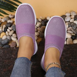 Damen Hausschuhe Oberbekleidung Dicke Sohle Damenschuhe Atmungsaktive Halbschuhe Einzelschuhe Freizeitschuhe 39 violett