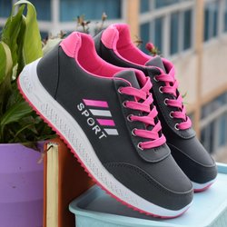 Rutschfeste, atmungsaktive Canvasschuhe für Damen, koreanische Frühlings- und Herbst-Sneaker, Laufschuhe für Studenten, Reiseschuhe, Schnürschuhe für Damen 40 grau