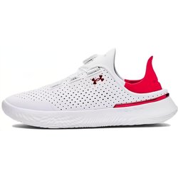 Under Armour SlipSpeed Weiß Rot Unisex Sneaker 3027049-103 43