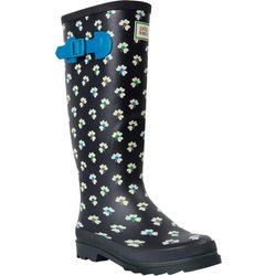 Regatta Damen/Damen Orla Kiely Hi II Clover Gummistiefel 3 UK schwarz
