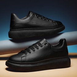 Herren- und Damenschuhe, Trendige vielseitige Schuhe im koreanischen Stil, Freizeitschuhe mit dicker Sohle zur Höhenvergrößerung 43