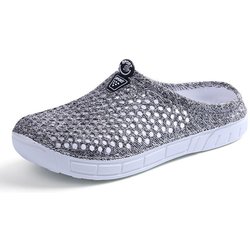 AHAHA007 Damenmode Sommer Besch Sandalen Hohlschuhe Reisen Outdoor Freizeit Hausschuhe 39 graue