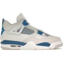 Air Jordan 4 Retro Militärblau 2024 Unisex Sneakers Creme Off-White Neutral-Grau FV5029-141 44