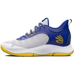 Under Armour Curry 3Z6 Warriors Home Herren Turnschuhe Weiß Royal 3025090-103 42