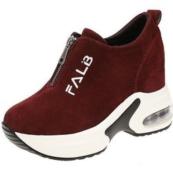 Damenschuhe mit dicker Sohle, hohe Freizeitschuhe, modische Sportschuhe 38
