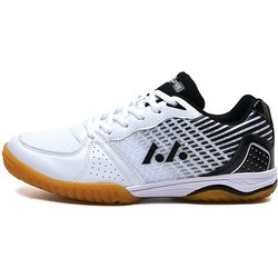 36-45 große Stoßdämpfung rutschfeste verschleißfeste Tischtennis-Trainingsschuhe Badminton-Schuhe Volleyball-Schuhe Tennisschuhe 40 weiß/schwarz