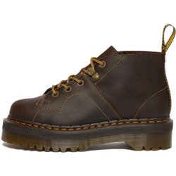 DR. Martens Leder Rundzehen Schnürstiefeletten Unisex Stiefel Braun 31443201 36