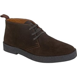 Roamers Herren Leder Desert Boots 6 UK schokolade braun