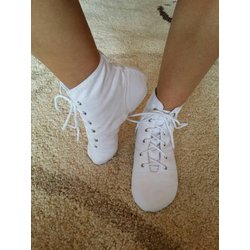 Kinder Jazz Tanz Canvas Schuhe - High & Low Top für die Praxis Size 26