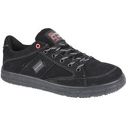 Grafters Herren Skate Type Toe Cap Safety Trainer 6 UK schwarz