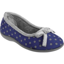 Sleepers Damen/Damen Louise Polka Dot Bow Hausschuhe 9 UK