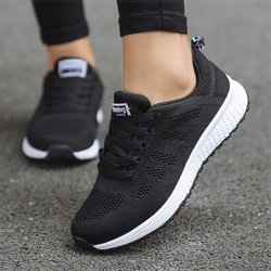 Frauen Atmungsaktive Turnschuhe Laufschuhe Fitness Sportswear Casual Schuhe Krankenschwester Schuh Turnschuhe Frauen Wanderschuhe Frauen 38 schwarz
