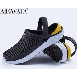 Unisex Fashion Beach Clogs Dicke Sohle Slipper Wasserdichte Anti-Rutsch-Sandalen Flip-Flops für Damen Herren 41 grau