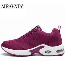 Damen-Laufschuhe mit Luftpolster, Sport-Tennisschuhe, atmungsaktiv, leicht, Turnschuhe, Größe 35–42 41 violett