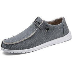 Dude gleiche Leinwand Freizeitschuhe große Größe Herren Loafer Europäische Station Stoffschuhe Fahrschuhe vor Ort 43