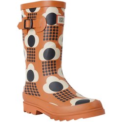 Regatta Damen/Damen Orla Kiely Rain Cloud Gummistiefel mit mittlerer Wade 3 UK hellbraun