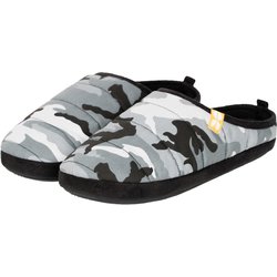 Crosshatch Herren Padfoot-Hausschuhe 9 UK-10 UK grau/schwarz