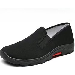 Verdickte, verschleißfeste alte Peking-Stoffschuhe, Bergsteigen, weiche Sohle, rutschfeste Schuhe, junge Freizeit-Arbeitsschutzschuhe 40 schwarz