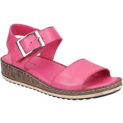 Hush Puppies Damen / Damen Ellie Keilsandalen aus Leder 3 UK rosa