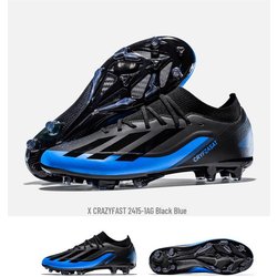 Messi Falcon Fußballschuhe für Herren: Rutschfeste, lange Stollen für Jugendwettkämpfe 41